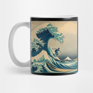 Kanagawa Surf Wave - Surfing meme Mug